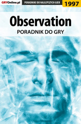 Okładka: Observation - poradnik do gry