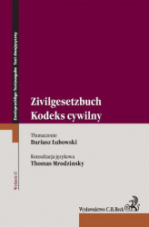 Okładka: Kodeks cywilny. Zivilgesetzbuch Wydanie 2