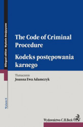 Okładka: Kodeks postępowania karnego. The Code of Criminal Procedure