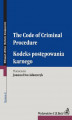 Okładka książki: Kodeks postępowania karnego. The Code of Criminal Procedure