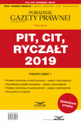 Okładka: PIT, CIT, Ryczałt 2019  Podatki cz.1