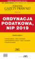 Okładka książki: Ordynacja podatkowa, NIP 2019 Podatki cz.3