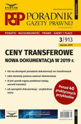 Okładka: Ceny transferowe - dokumentacja w 2019 r.