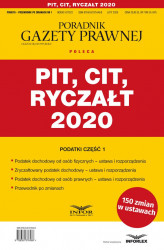 Okładka: PIT, CIT, Ryczałt 2020