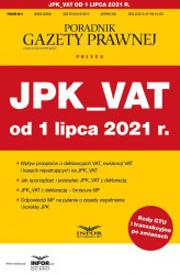 Okładka: JPK_VAT od 1 lipca 2021 r.