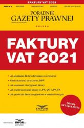 Okładka: Faktury VAT 2021