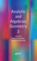 Okładka książki: Analytic and Algebraic Geometry 3