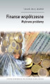 Okładka książki: Finanse współczesne. Wybrane problemy