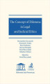 Okładka książki: The Concept of Dilemma in Legal and Judicial Ethics