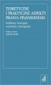 Okładka książki: Teoretyczne i praktyczne aspekty prawa finansowego. Problemy koncepcje wyzwania i rozwiązania