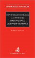 Okładka książki: Odpowiedzialność karna a konstrukcja handlowej spółki osobowej w organizacji