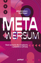 Okładka: Metawersum: nowe wyzwania dla zarządzania w gospodarce cyfrowej