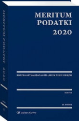 Okładka: MERITUM Podatki 2020