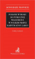 Okładka książki: Podanie wyroku do publicznej wiadomości w polskim prawie karnym sensu largo