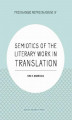 Okładka książki: Semiotics of the Literary Work in Translation