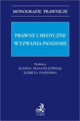 Okładka: Prawne i medyczne wyzwania pandemii