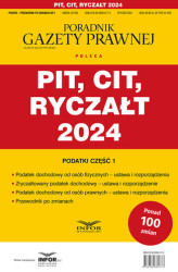 Okładka: PIT, CIT, Ryczałt 2024
