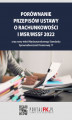 Okładka książki: Porównanie przepisów ustawy o rachunkowości i MSR/MSSF 2021/2022