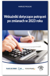 Okładka: Wskaźniki dotyczące potrąceń po zmianach w 2023 roku