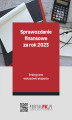 Okładka książki: Sprawozdanie finansowe za rok 2023