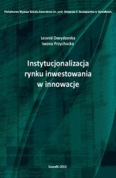 Okładka: Instytucjonalizacja rynku inwestowania w innowacje