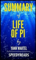 Okładka książki: Summary of Life of Pi by Yann Martel - Finish Entire Book in 15 Minutes