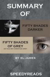 Okładka: Summary of Fifty Shades Darker and Grey: Fifty Shades of Grey as Told by Christian Boxset
