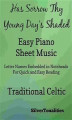 Okładka książki: Has Sorrow Thy Young Days Shaded Easy Piano Sheet Music