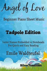 Okładka: Angel of Love Beginner Piano Sheet Music Tadpole Edition