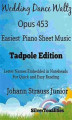 Okładka książki: Wedding Dance Waltz Opus 453 Easiest Piano Sheet Music Tadpole Edition
