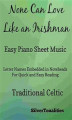 Okładka książki: None Can Love Like an Irishman Easy Piano Sheet Music