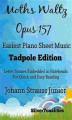 Okładka książki: Moths Waltz Opus 157 Easiest Piano Sheet Music Tadpole Edition