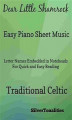 Okładka książki: Dear Little Shamrock Easiest Piano Sheet Music