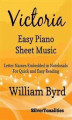 Okładka książki: Victoria Easy Piano Sheet Music
