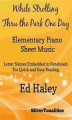 Okładka książki: While Strolling Thru the Park One Day Elementary Piano Sheet Music