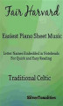 Okładka książki: Fair Harvard Easy Piano Sheet Music