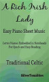 Okładka książki: A Rich Irish Lady Easy Piano Sheet Music