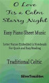 Okładka książki: O Love Tis a Calm Starry Night Easy Piano Sheet Music