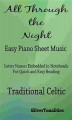 Okładka książki: All Through the Night Easy Piano Sheet Music