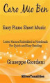 Okładka książki: Caro Mio Ben Easy Piano Sheet Music
