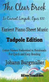 Okładka książki: The Clear Brook Le Courant Limpide Opus 100 Easiest Piano Sheet Music Tadpole Edition