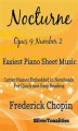 Okładka książki: Nocturne Opus 9 Number 2 Easiest Piano Sheet Music