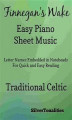 Okładka książki: Finnegan's Wake Easy Piano Sheet Music
