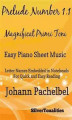 Okładka książki: Prelude Number 1.1 Magnificat Primi Toni Easy Piano Sheet Music