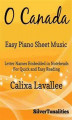 Okładka książki: O Canada Easy Piano Sheet Music