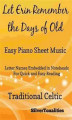 Okładka książki: Let Erin Remember the Days of Old Easy Piano Sheet Music