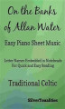 Okładka książki: On the Banks of Allan Water Easy Elementary Piano Sheet Music
