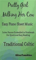 Okładka książki: The Pretty Girl Milking Her Cow Easy Piano Sheet Music