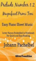 Okładka książki: Prelude Number 1.2 Magnificat Primi Toni Easy Piano Sheet Music