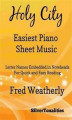 Okładka książki: Holy City Easiest Piano Sheet Music